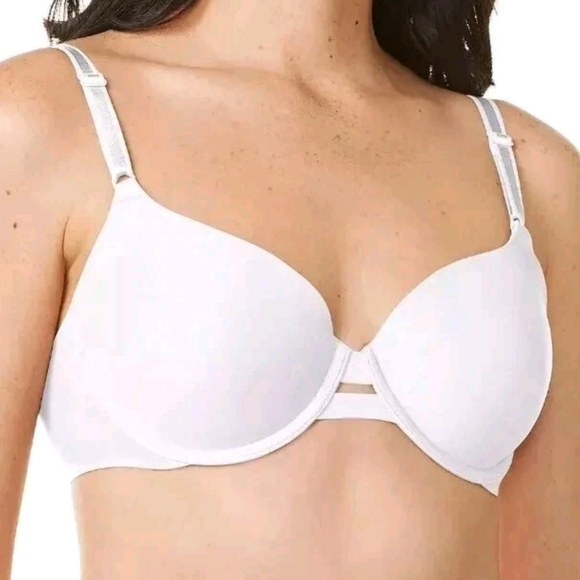 Warner's White Seamless T-Shirt Bra Soft Nwot 38 B - Picture 1 of 15